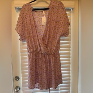 Purple flower romper Darling State of Mind